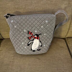 Vera Bradley Bucket Crossbody Bag in Penguin Pair